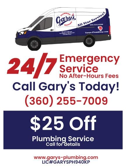 Image of a Gary's Plumbing & Heating fridge magnet