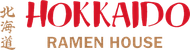 Logo for Hokkaido Ramen House, featuring the red text