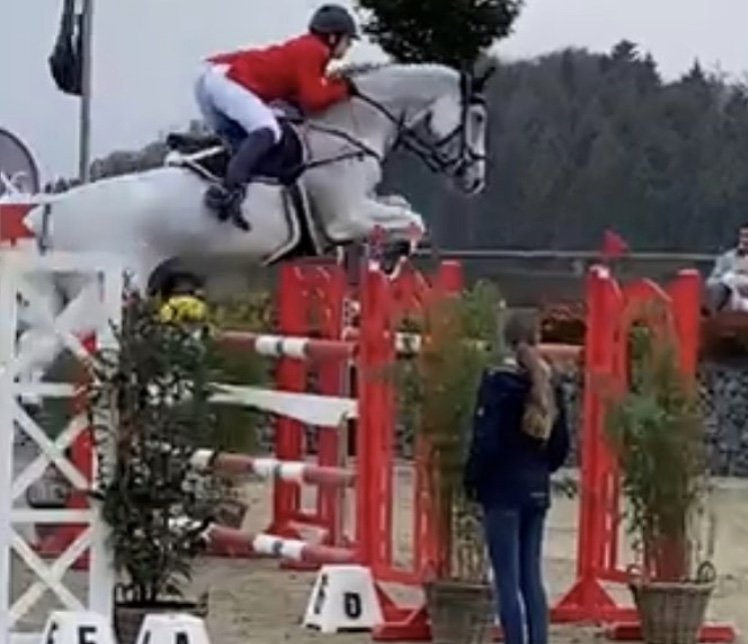 Ballanti d'Ive op wedstrijd/jumping