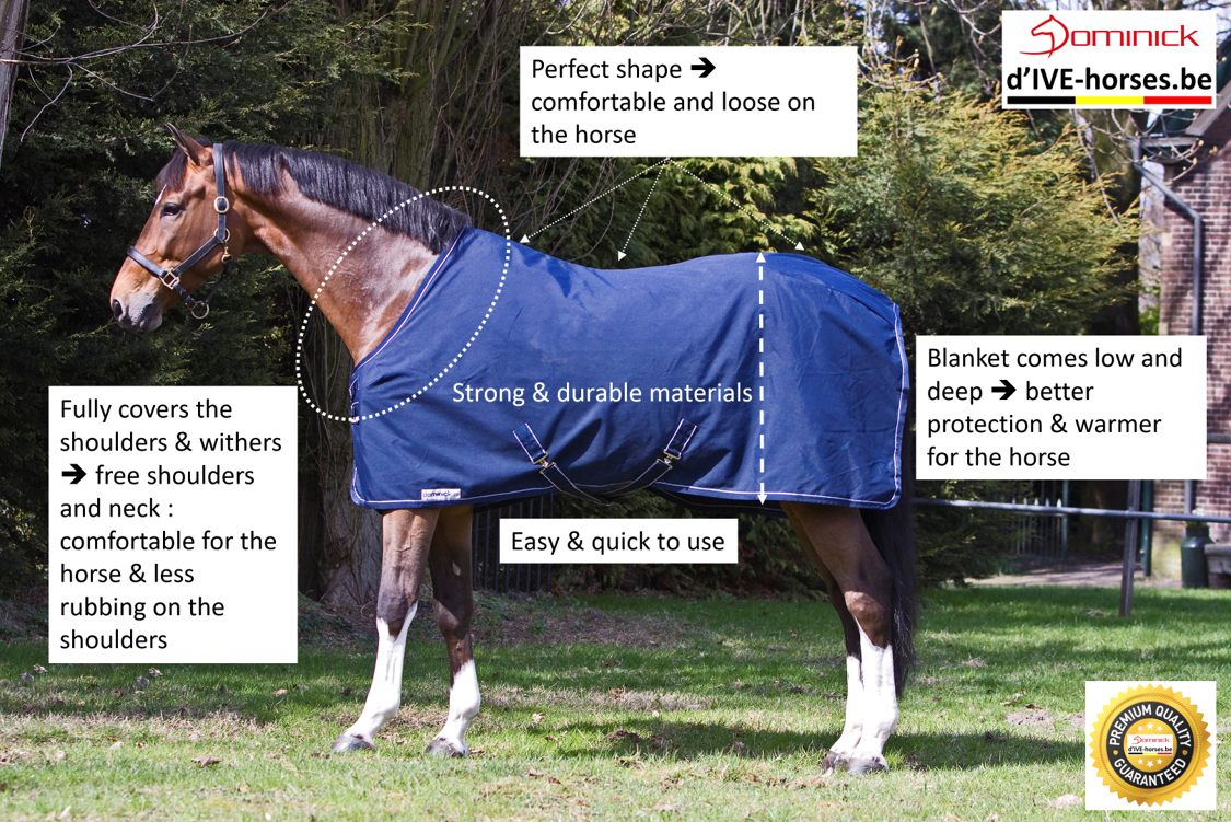 Dominick paardendekens. d'Ive-horsecare