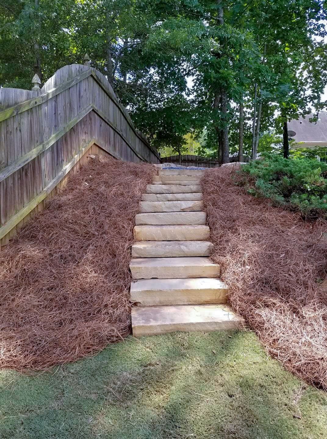 Outdoor Rock Stairs