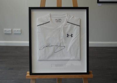 custom memorabilia framing Fulham.