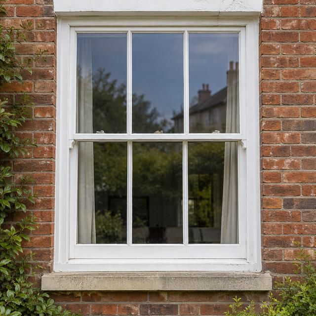 The same window with unbroken glass