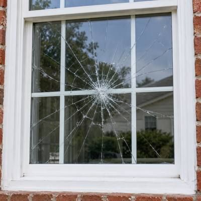 Broken window repair