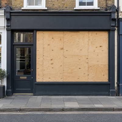 Shopfront boarding
