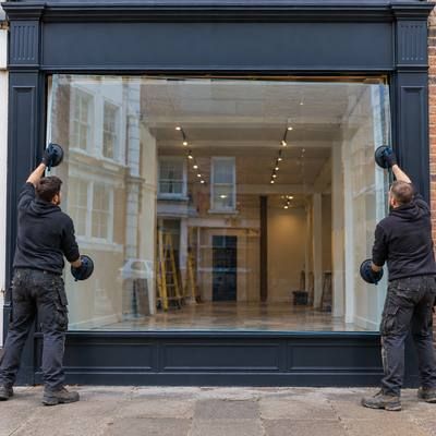 Shopfront glass replacement
