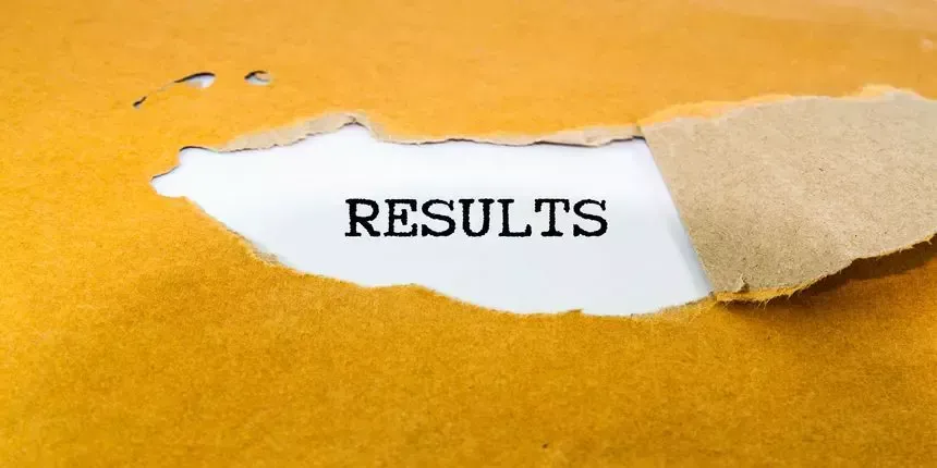 The word results is written on a piece of torn paper.