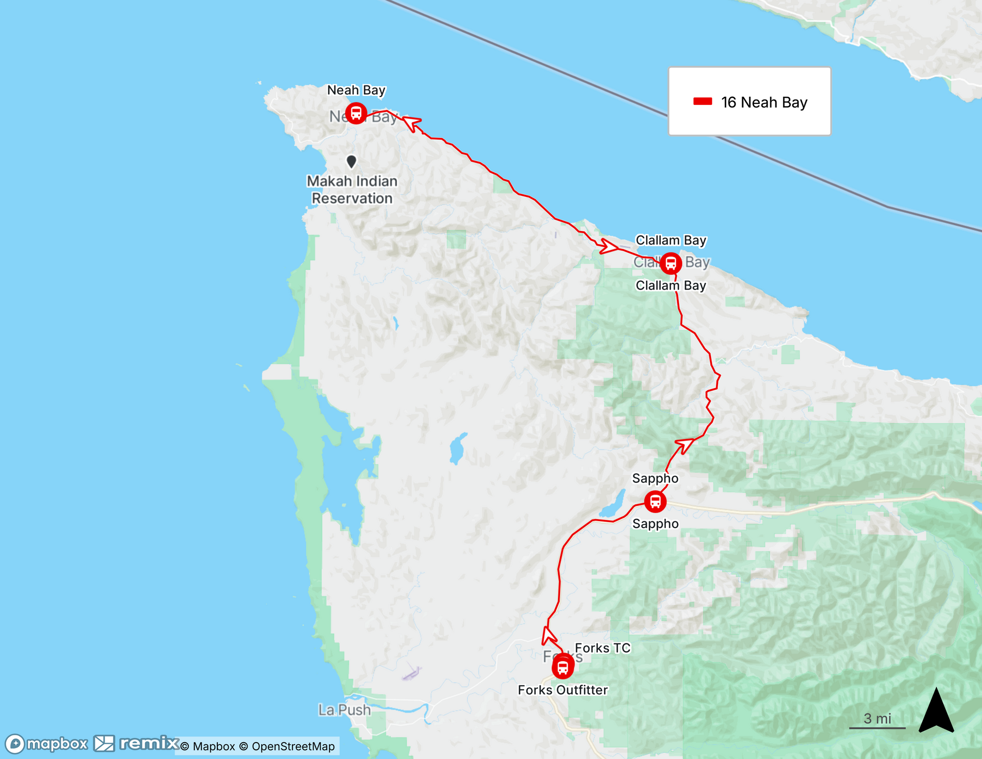 16 Neah Bay Map