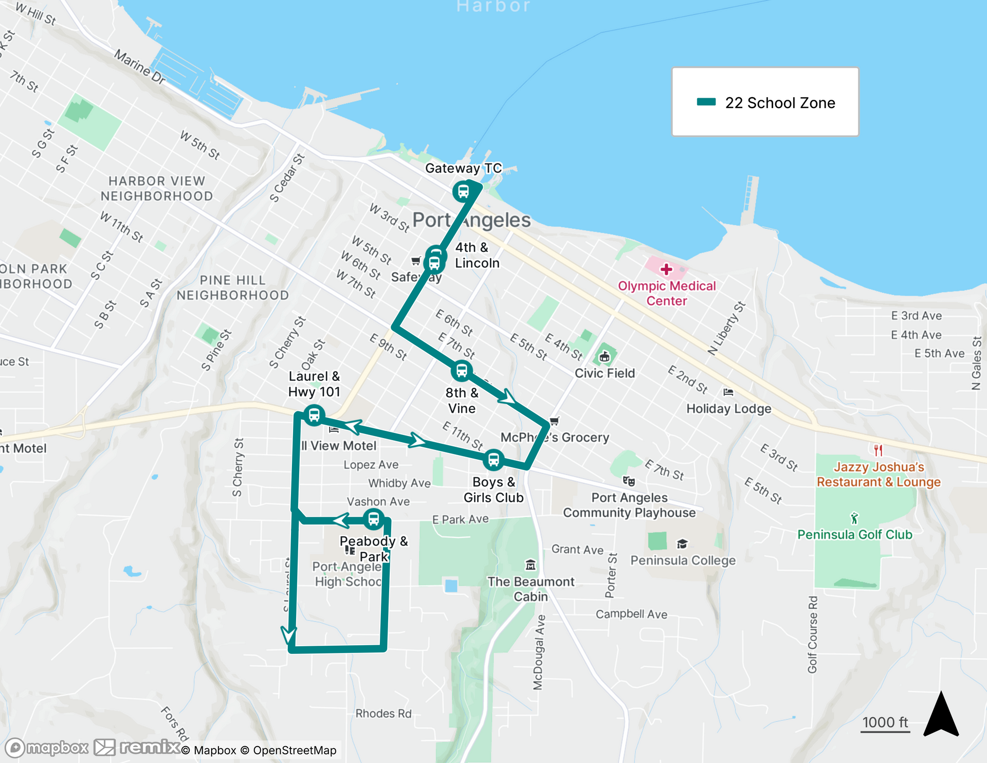 22 School Zone Map