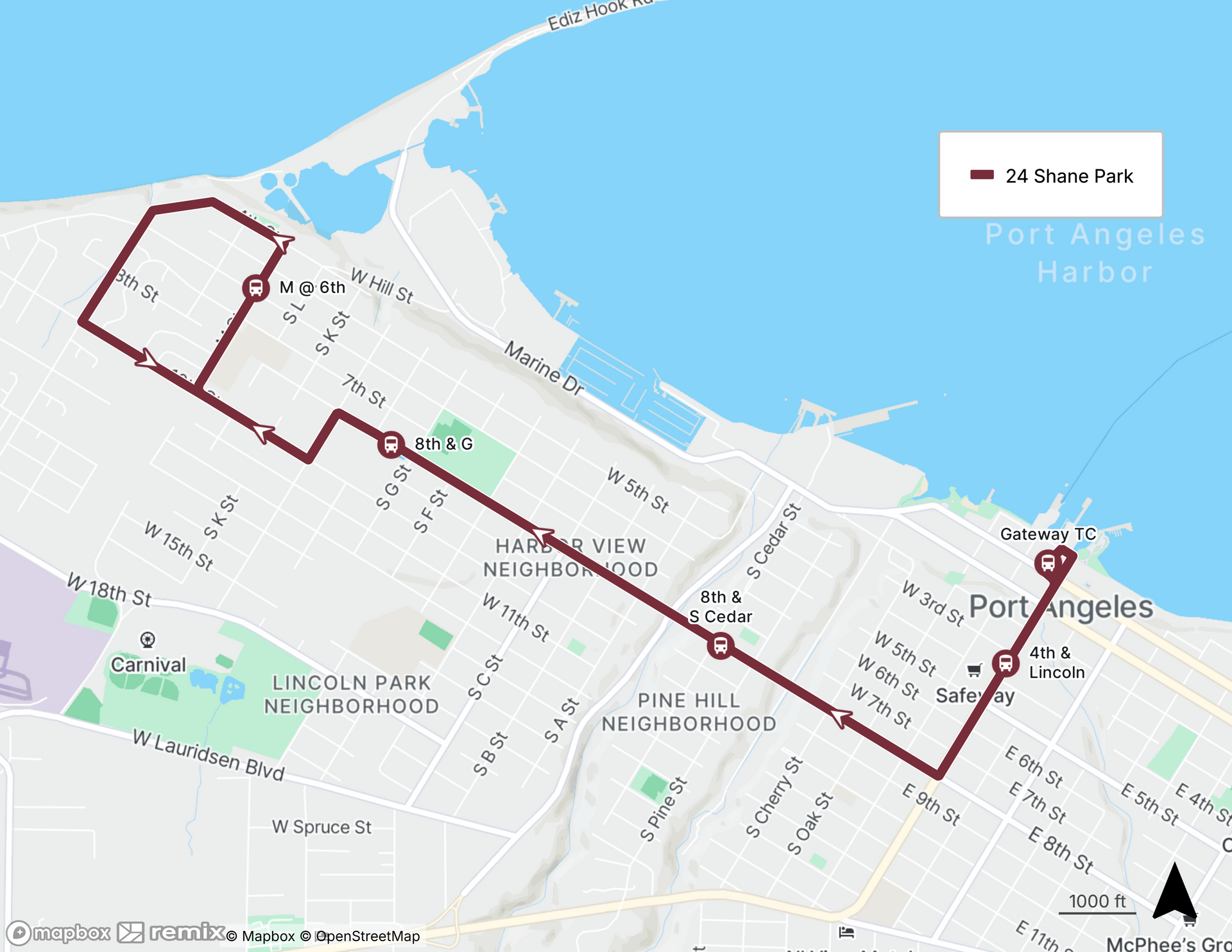 24 Shane Park Map