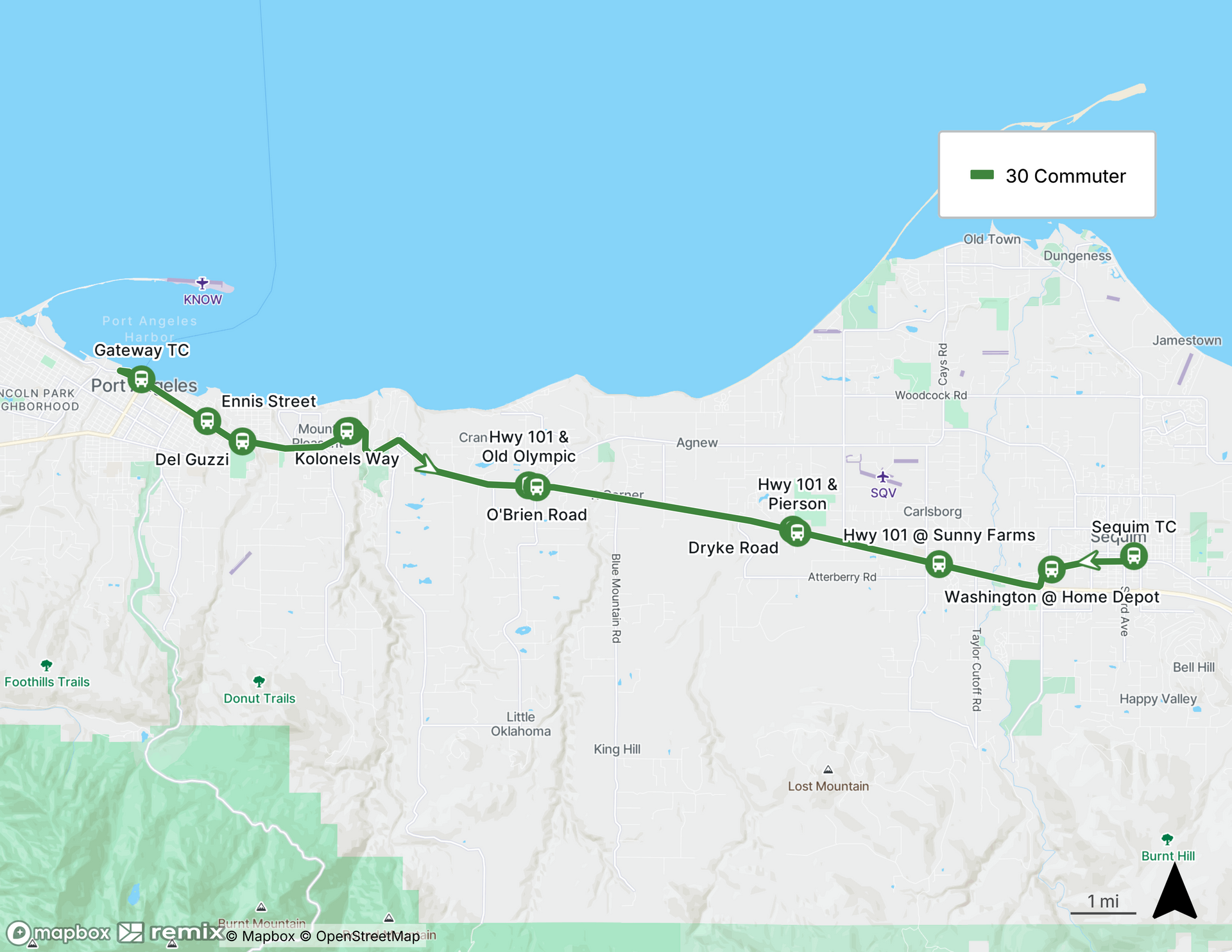 30 Commuter Map