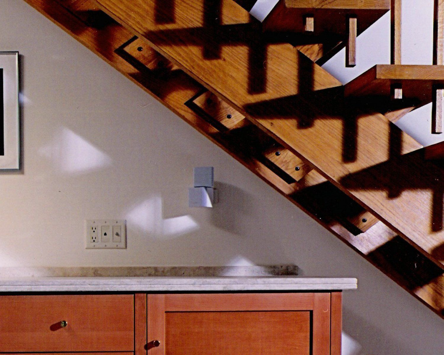 Cabinet and Stairs