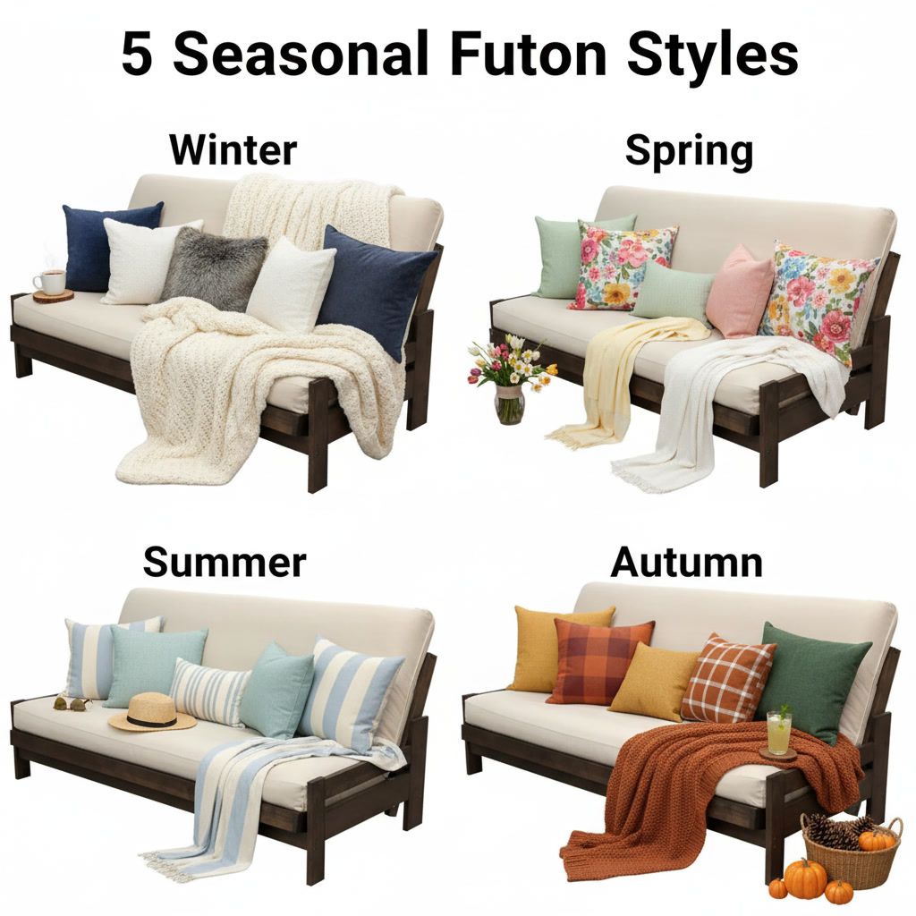 5 Ways to Style Your Futon for Every Season