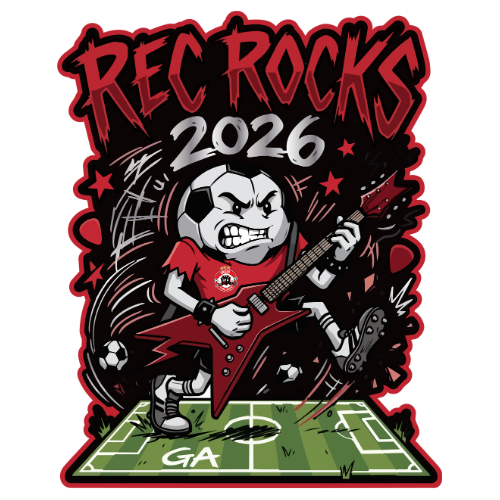 Logo for UFA Rec Rocks tournament