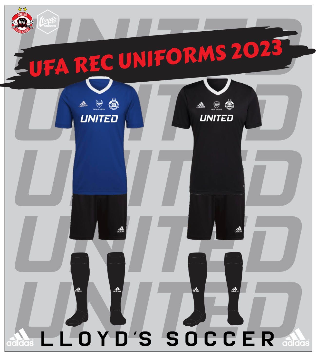 United Futbol Academy Espanol Norcross recreational uniforms 