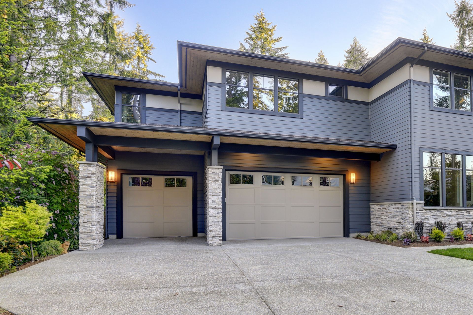 Two Garage Doors