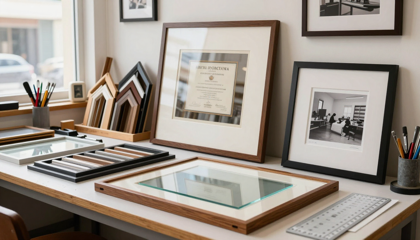 Marquetería y enmarcación profesional de obras, diplomas y fotografías en Bogotá