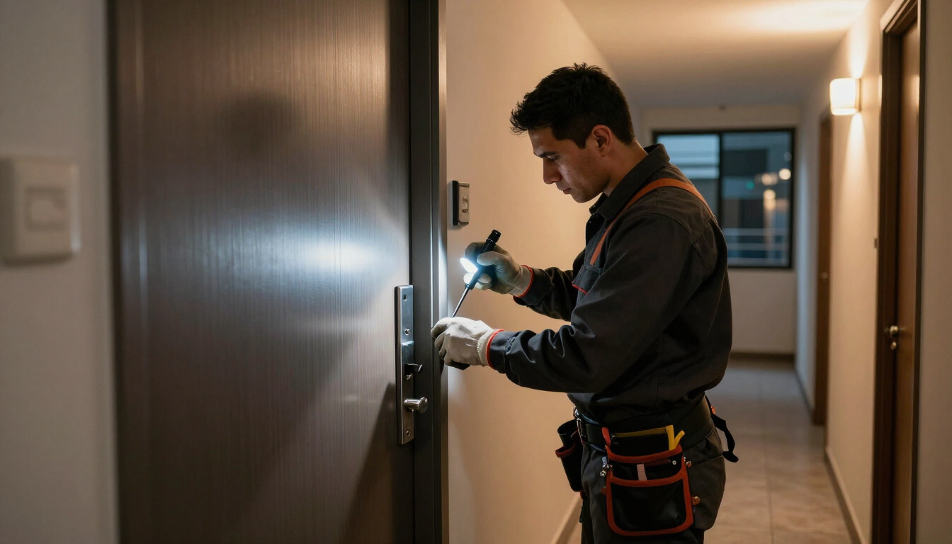 Cerrajería de emergencia en Bogotá para abrir y asegurar una puerta