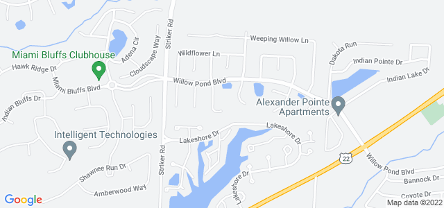 Map of business location