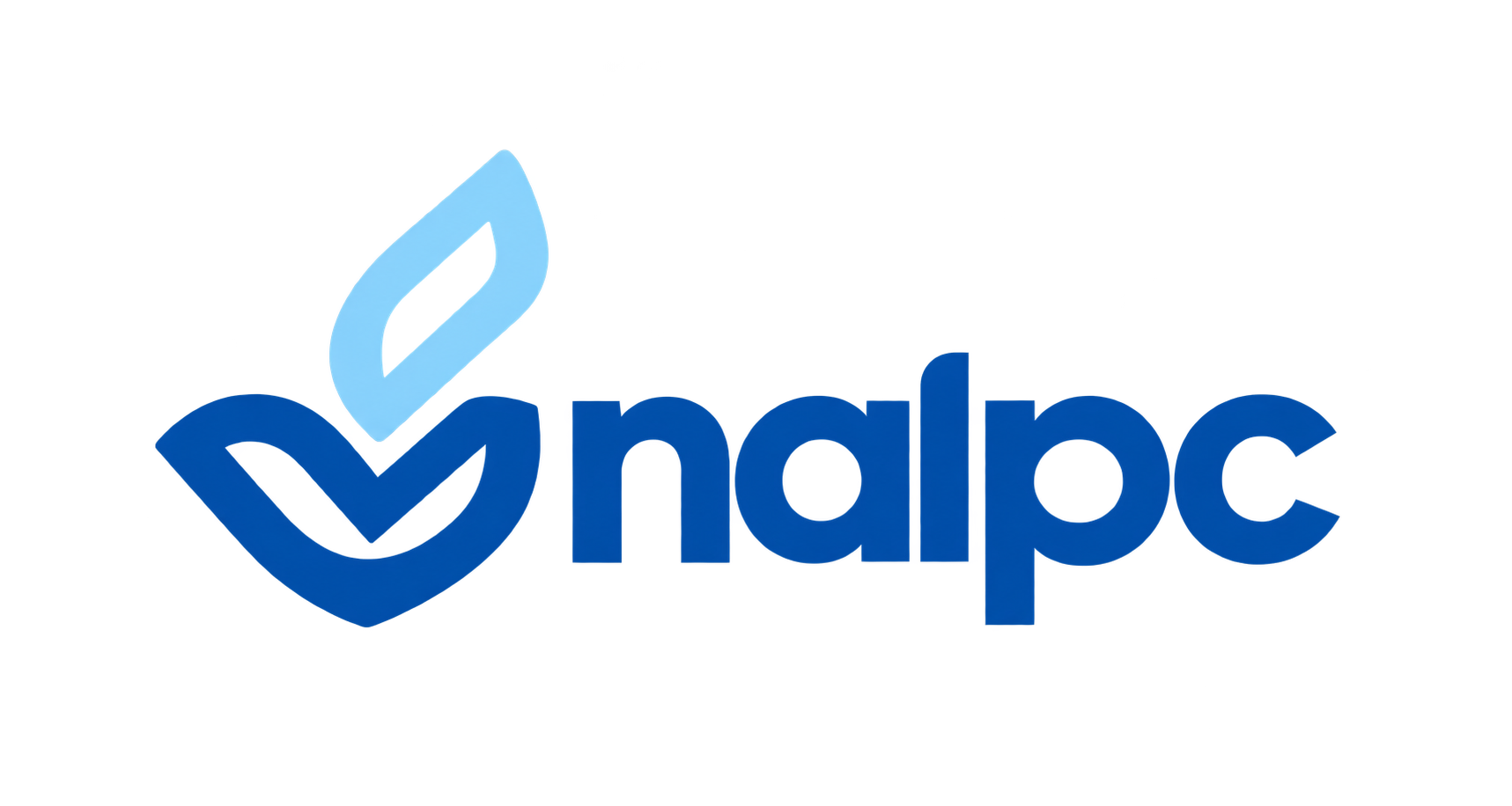 Naipc blue logo on a white background