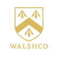 Gold shield with three stylized arrows above and a chevron below. 