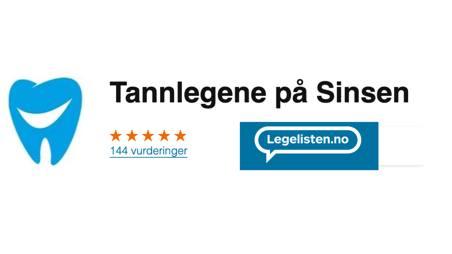 Best rangerte tannleger på legelisten.no