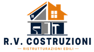 Logo blu con il profilo di una casa e la scritta “SM Edilizia Generale”