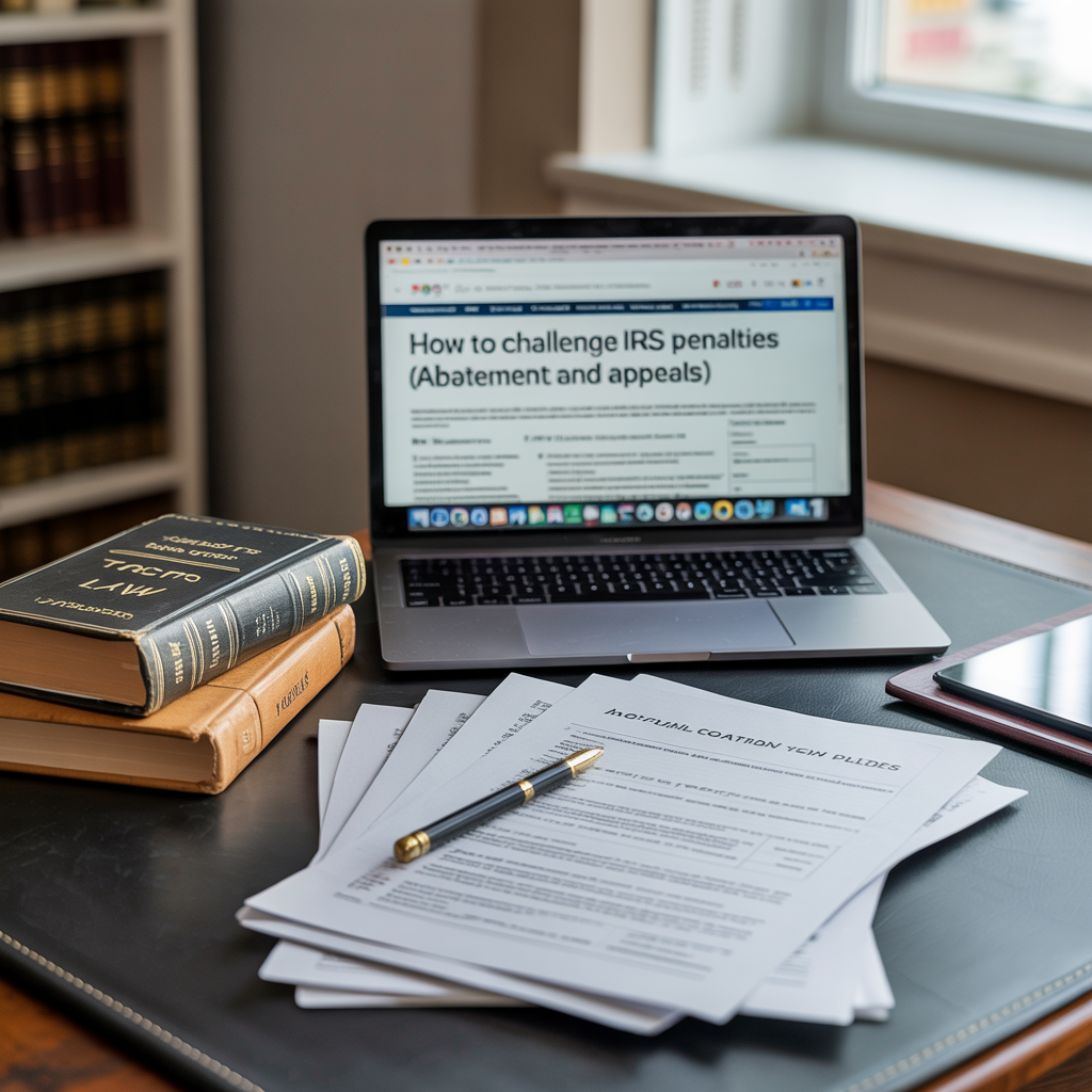 How to Challenge IRS Penalties – Abatement & Appeals | Orange County CPA