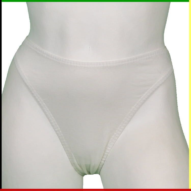Witte vrouwelijke mannequin torso, voor- en achterkant, voor kledingpresentatie.