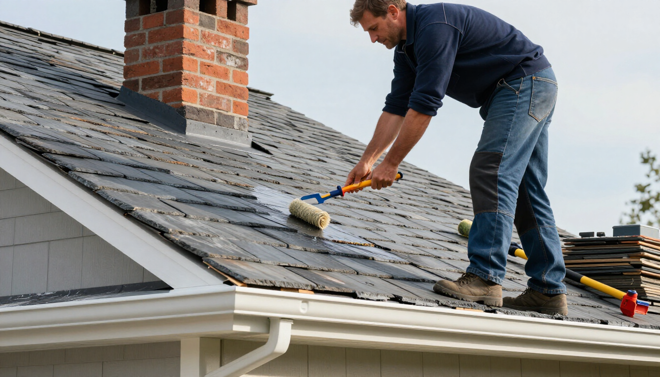 Specialty roofing services including flat roofing, chimney repair, siding, and roof coating