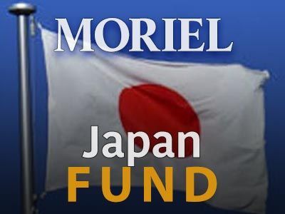 A flag with the words moriel japan fund written on it