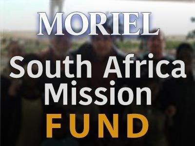 A poster for the moriel south africa mission fund
