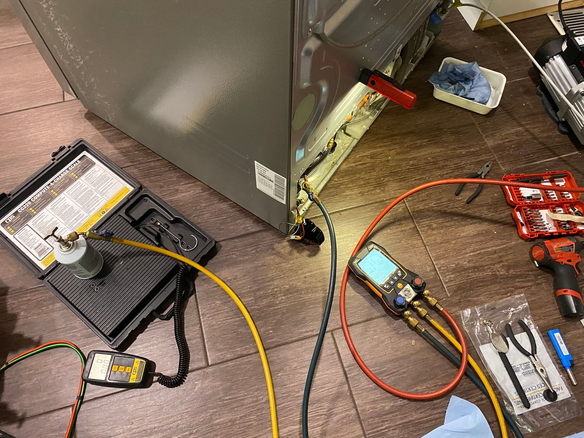 Compressor replacement by Level Appliance Repair
