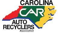 The logo for the carolina auto recyclers association.