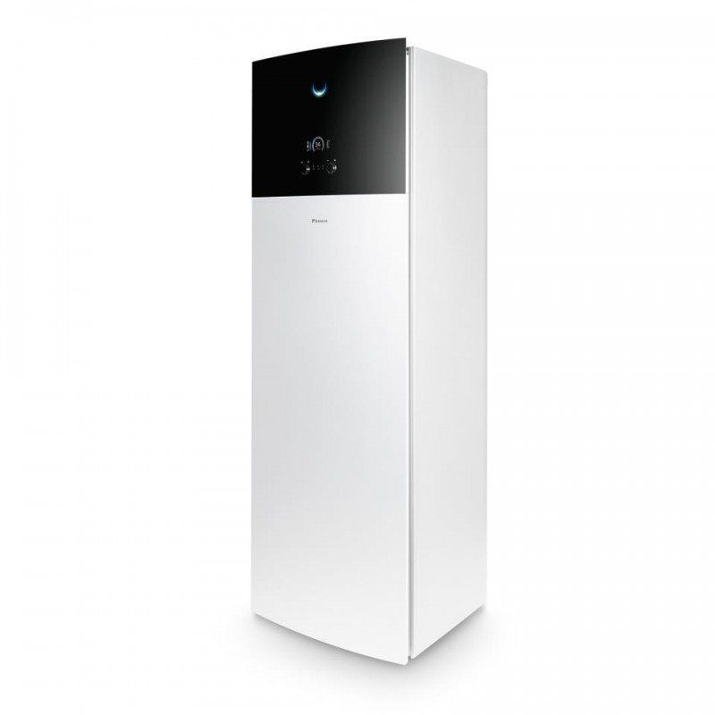 Unitat interior d'aerotèrmia Daikin per a climatització eficient i aigua calenta sanitària