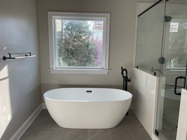 White Bathtub — Virginia Beach, VA — Harbour View Kitchen, Bath, & Flooring