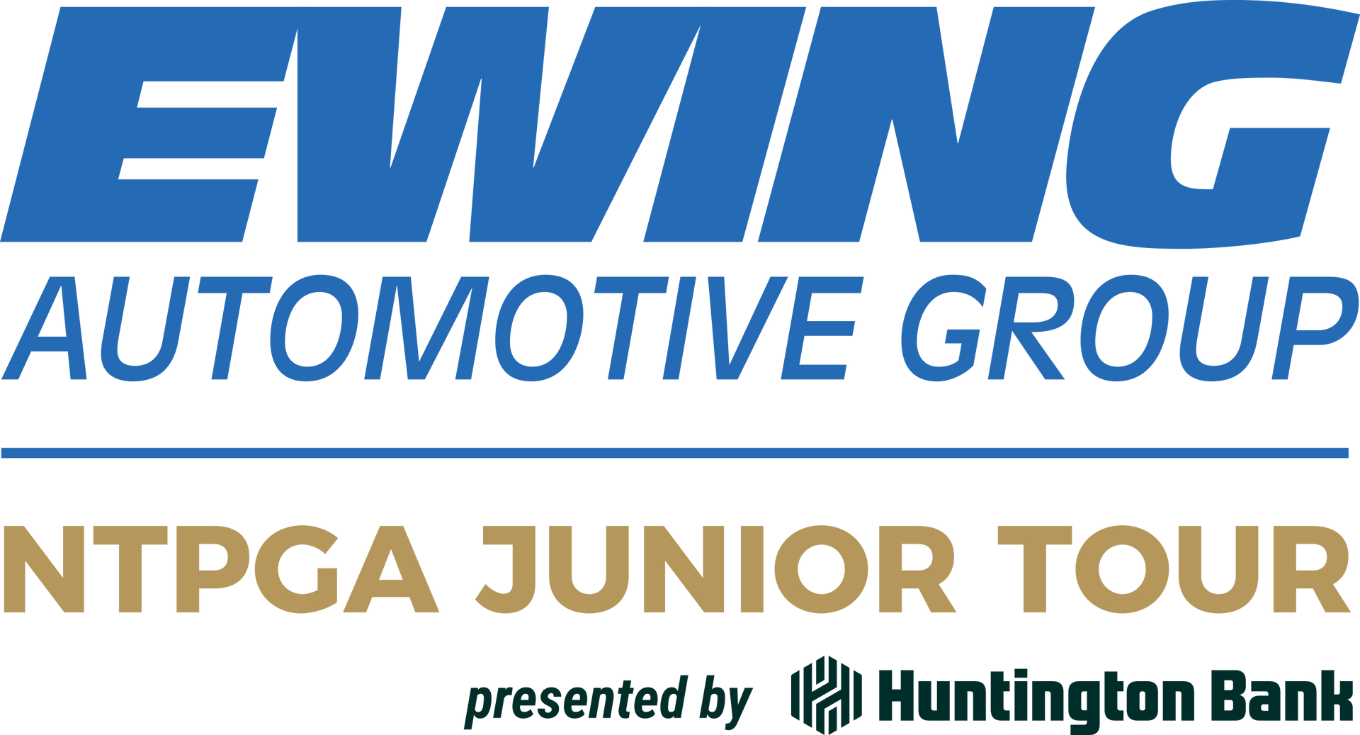 EWING Automotive Group and NTPGA Junior Tour logos, presented by Veritex Bank