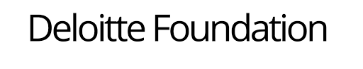 Deloitte Foundation logo in black text on a white background