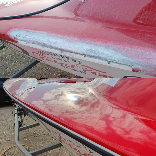 Newton Abbot Gelcoat Repair GRP Fibreglass Repairs Fibreglass and