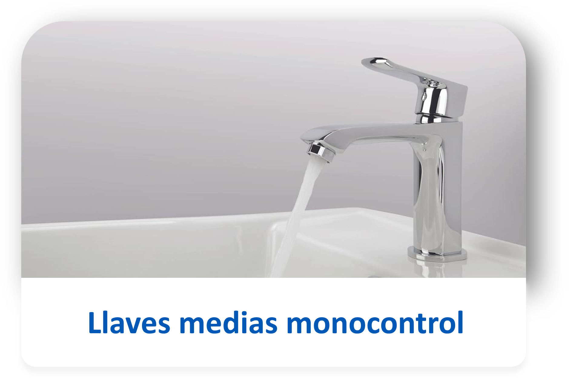 Llaves media lavamanos