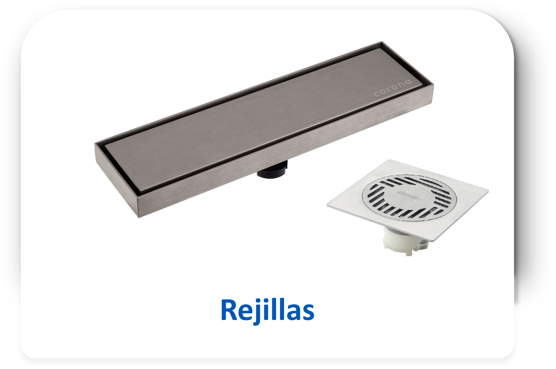 Rejillas de piso Corona