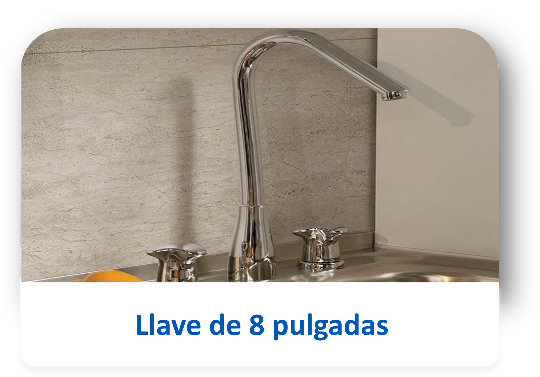 Llave lavaplatos 8 pulgadas