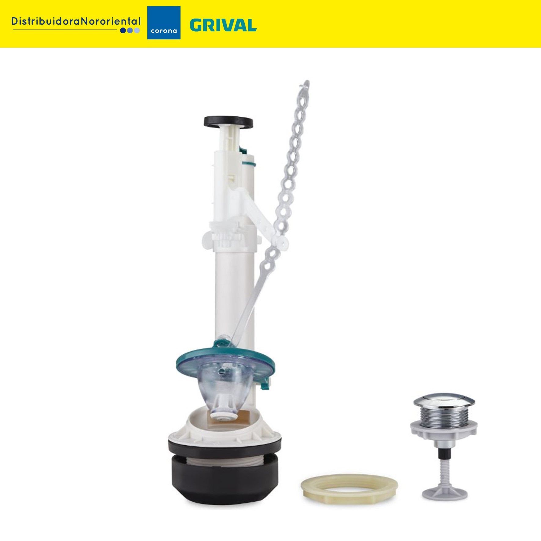 Vávula descarga Nuki  32cm+Botón