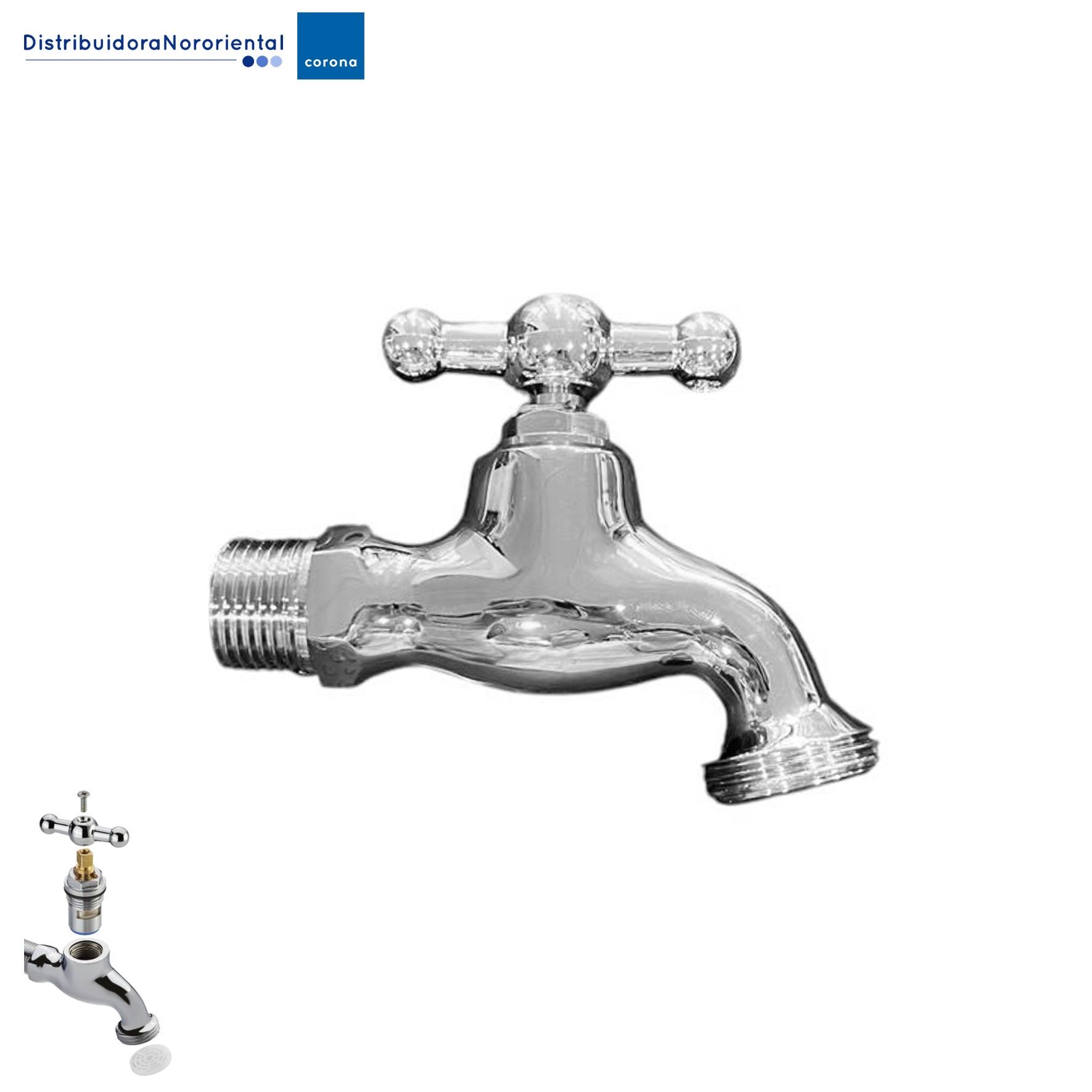 Llave jardín pesada Cr