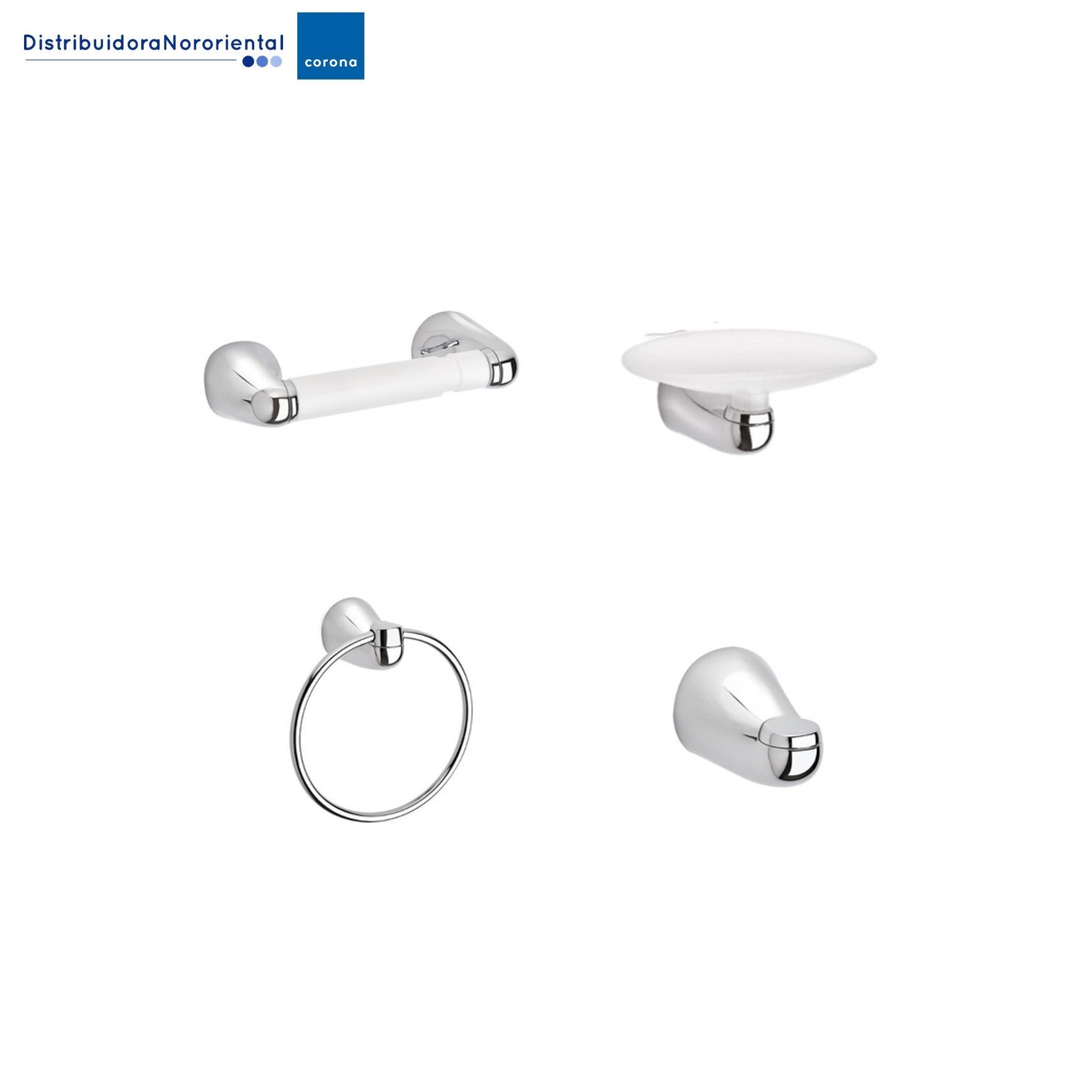 Accesorios de baño Aluvia X 4