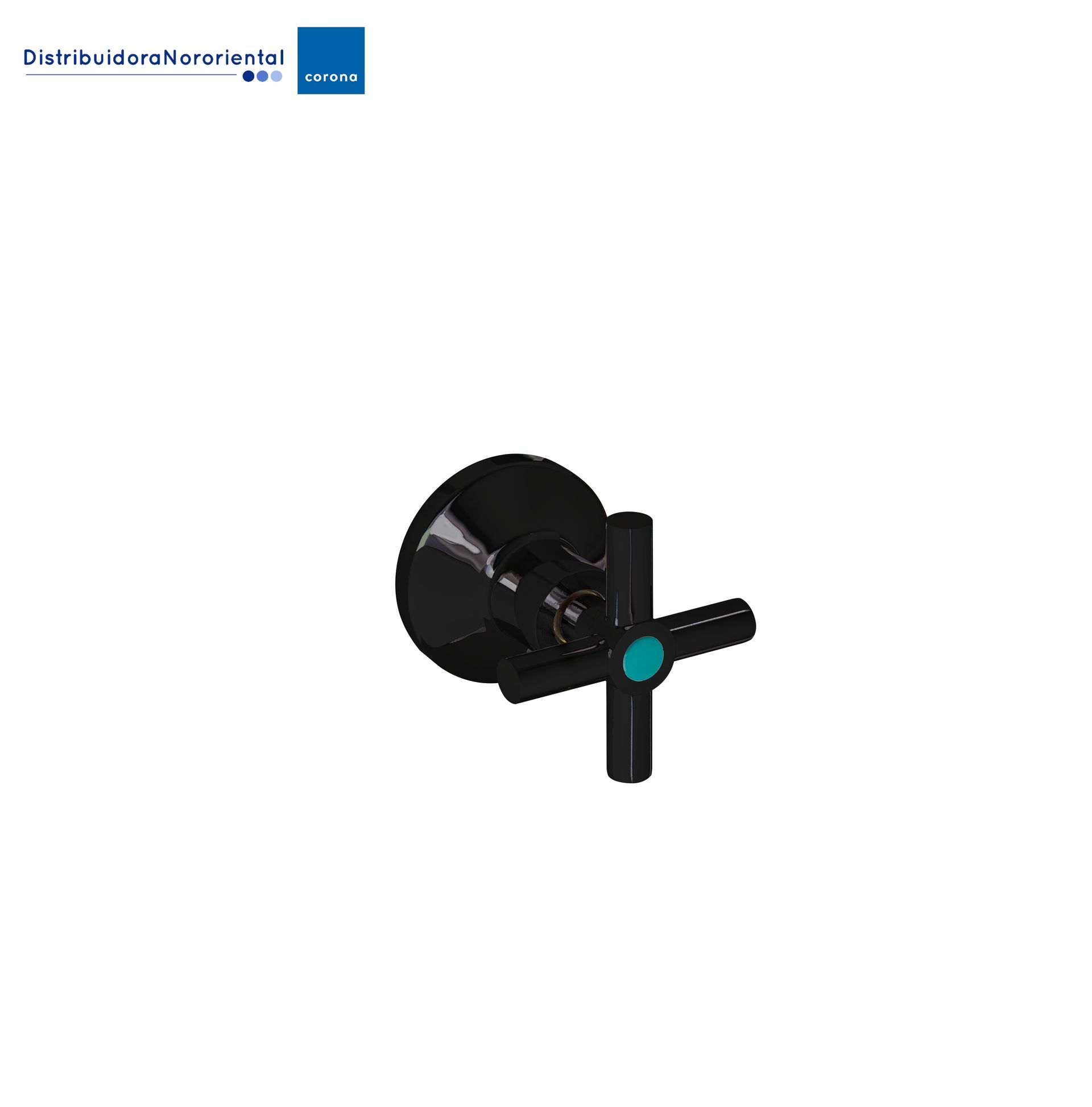 llave de dh paso completo negra grival