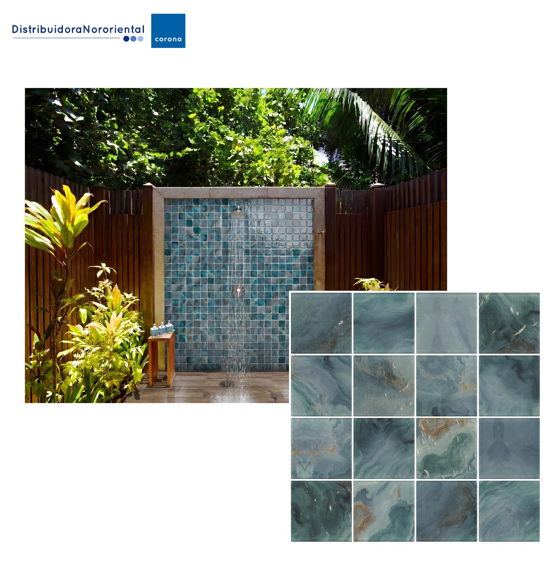 Mosaico Opalis AzTurq