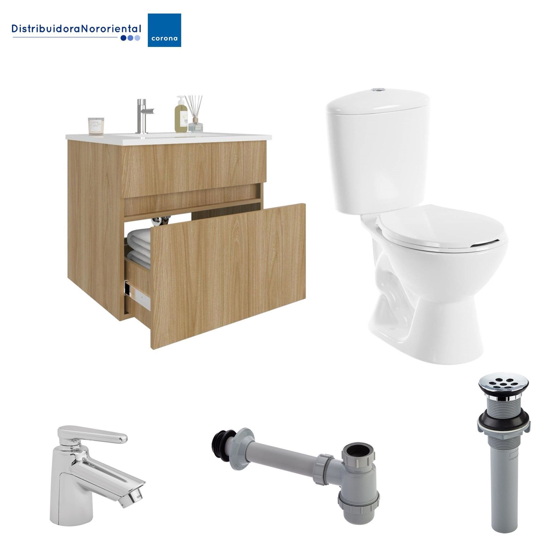 Combo Manantial Redondo con mueble Palermo