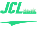 Green JCL logo with grass graphic and a swoosh underline