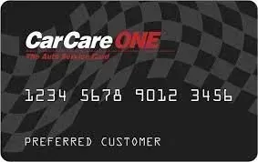 Car Care One Credit Card Example